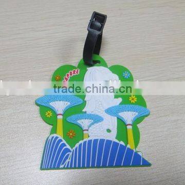 Custom soft pvc luggage tag