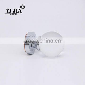 Round Shape Clear Chrome Finish Crystal Knobs for Doors photo-4