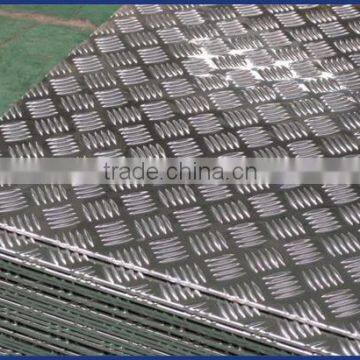 Mill Finish Aluminium Five-bar Embossed Sheet/Coils from China