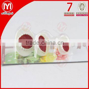 High quality Leaf shape Plastic Cookie Cutter set/Cookie stamp