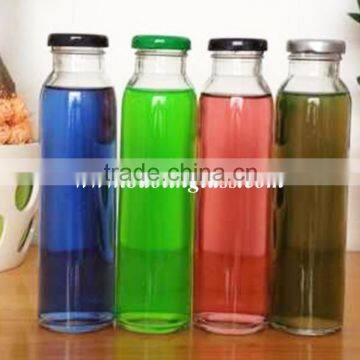 10 oz 300ml fruit juice juice drinking cylinder glass bottles