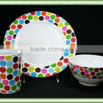 Dot Design Dinner Set Dinner Set