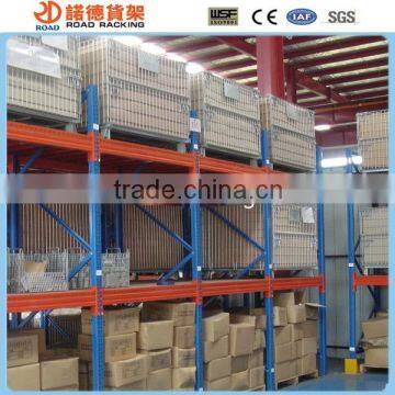 Heavy duty warehouse pallet rack
