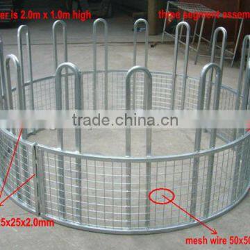 Cheaper Round Cattle Pasture Grain Hay Feeder Equipment for Sale