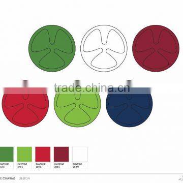 2016 Slip On Silicone Wine Coaster Charms /Colorful Glass Drink Markers