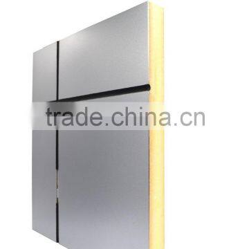 Fluorocarbon surface insulation and decorative board for outside wall