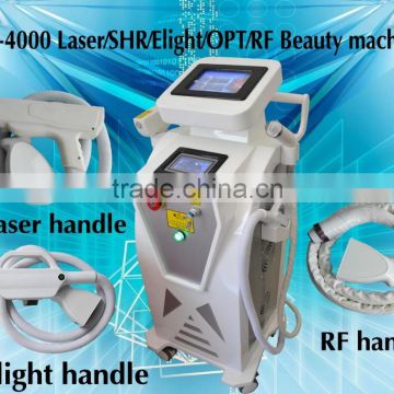 ipl (rf +yag) shr elight laser hair removal machine