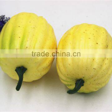 Artificial Pumpkin Fake yellow Pumpkins for Halloween Carve and Decorate