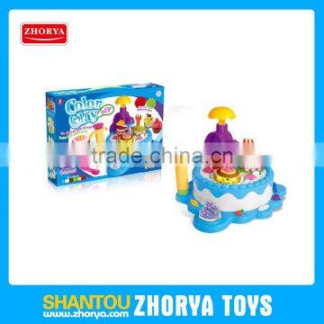 Zhorya 2016 new children DIY cake color dough play set