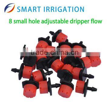 Drip Irrigation System 8 Small Holes Adjustable Flow Dripper