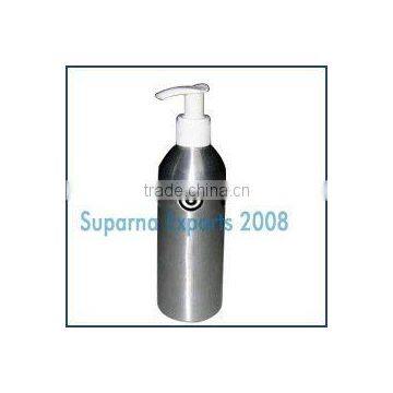 Aluminium shampoo bottle