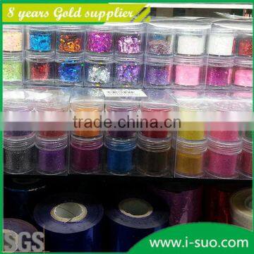 Wholesale bulk Fine PET Colorful glitter powder