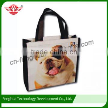 Logo printed custom made pet non-woven bag