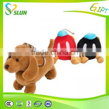 Best selling stuffed and plush toy keychain/jumping animal shape toy/ children toy