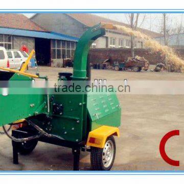 Diesel engine wood shredder, CE approved