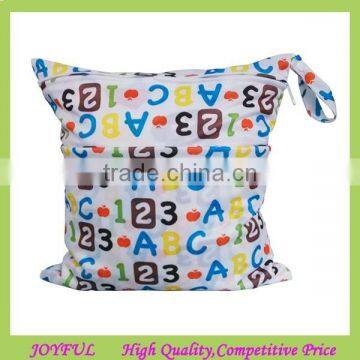 2015 Wholesale baby waterproof diaper wet bag