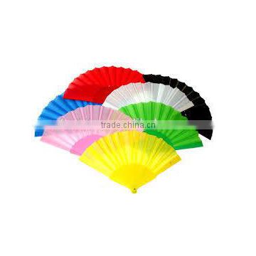 Promotion gift for summer Advertising plastic folding fan with logo printing