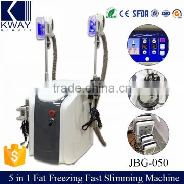 Cavitation vacuum RF 5 in 1 multifunctional cool tech fat freezing cryo machine