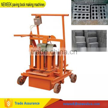 NEWEEK factory price electric brick press paving bock making machines for sale