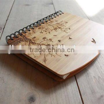 WY-Z 268 Hot sale bamboo notebook recycled notepad 2014 diary as gifts