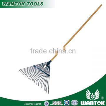 22T/24T R131L Metal Leaf Rake with long handle