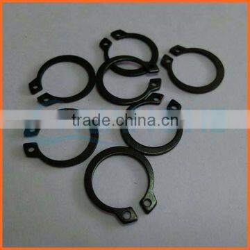 China Professional Custom Wholesale High Quality Black Zinc Plated Circlips for Shaft photo-5