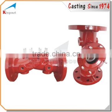 Custom best price hot selling iron cast valve drawing casting parts