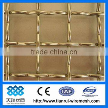 brass crimped wire mesh