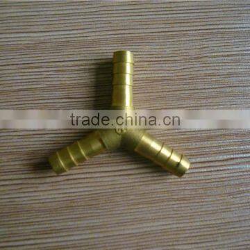 Brass Marterial ,brass y Type Hose Barb 1/4',5/16',3/8',1/2', y Type Brass Fittting photo-2