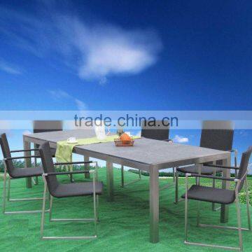 rooms to go outdoor furniture stainless steel table