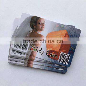 PVC Membership Loyalty Card Member Code 128 Barcode Cards