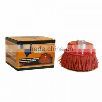 Hot sales round brush wire brush for stone polishing efficiency