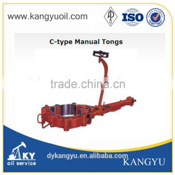 TOP ! Dongying Supplier Drilling Type of C Manual Tongs API Wellhead /Handing Tools Manual Tongs