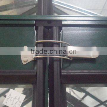 Low Cost Galvanized Steel Frame 4mm Tempered Glass Greenhouse HX98 Series photo-5