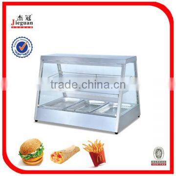Curved Glass Warming Display Showcase Hot Food Warmer Display (R60-2)0086-13580546328 photo-5