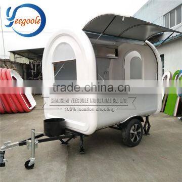 Yeegoole food vendor cart street food kiosk fast food vending carts for sale CE