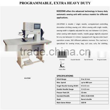 Keestar 204-EP360 Multi-purpose Flat Bed Fur Clothing / Car Seat Sewing Machine photo-2