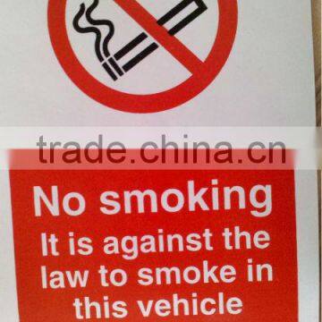 Vinyl Adhesive Sticker/ Decal-No Smoking Sign