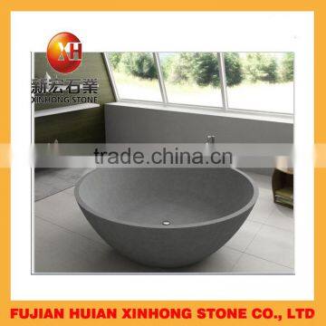 Roumd Large Stone Bathtub With Top Quality for Bathroom Use photo-5
