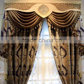 Euroupean Palace Style Polyester New Fancy Curtain With Embroidery/Luxury Sheer Hotel And Decor Home Curtains photo-2