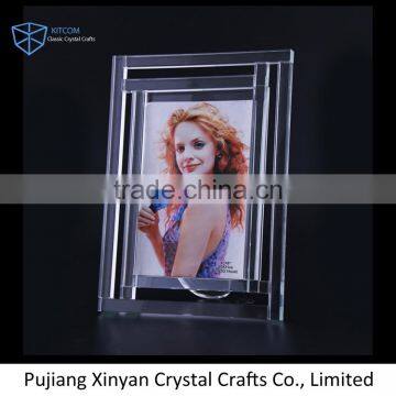 Home decoration crystal Crafts simple design photo frame