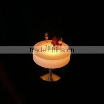 LED Remote Round Coffee Table/ Hot Sell LED Rechargeable Round Coffee Table/LED Outdoor Lawn Round Table photo-4