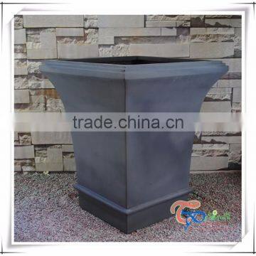 Fiberglass Hot Sale Square Balcony Flower Plant Pot