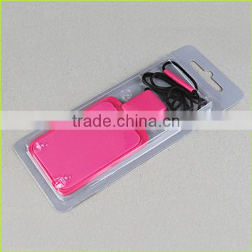 Super safe manufacture direct sales plastic badge card holder with custom made logo & packaging design