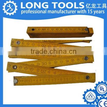 Hot selling custom tailor 1m 2m 3m novelty brand wooden folding ruler