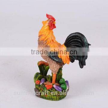 Decorative New Year Rooster Resin Rooster Figurine photo-2