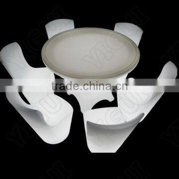 Led Round Table and Chair/led Light Bar Table/interactive Led Table photo-2