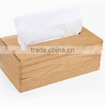 High Quality Plain Wood Car Tissue Box Cover photo-5