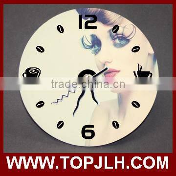 6 Inch Couple Lovers Clock Sublimation Printing MDF Wall Clock photo-3