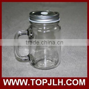 China Professional Logo Printed Sublimation Glass Cup Mason Jars photo-3